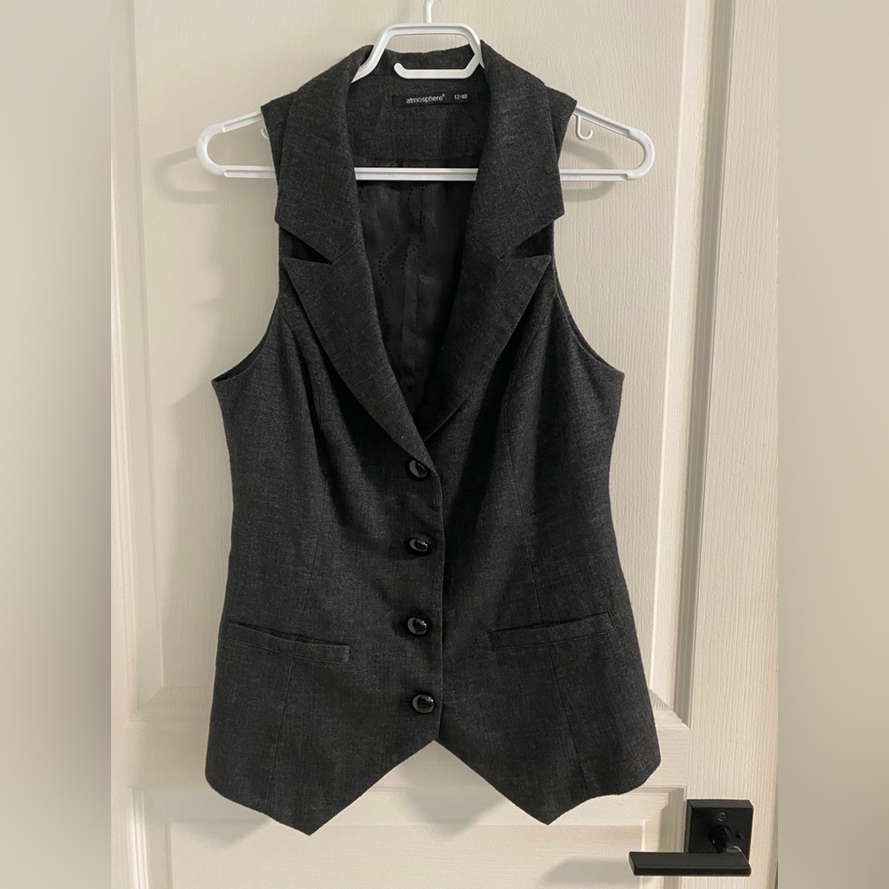 Atmosphere Charcoal Grey Women's Vest
